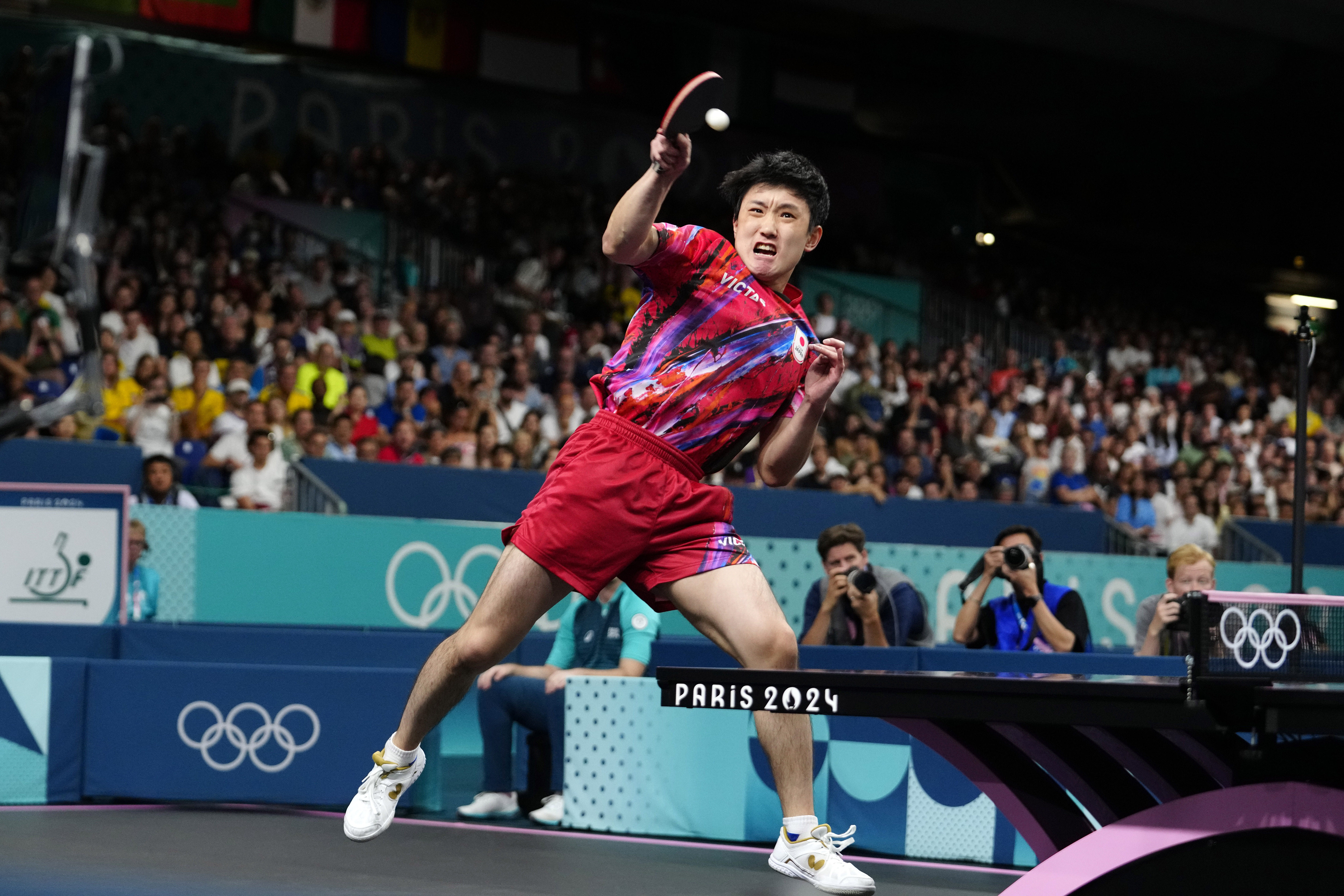 关于奥地利乒乓球队险胜日本乒乓球队，张本智和关键制胜的信息